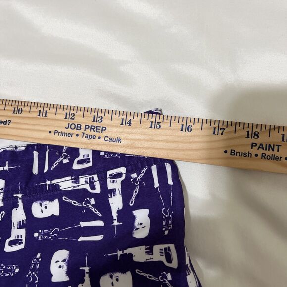 DC Shoes Skate Surf Purple White Snap Button Swim Trunks Board Shorts 32 Act. 30 - Picture 5 of 13